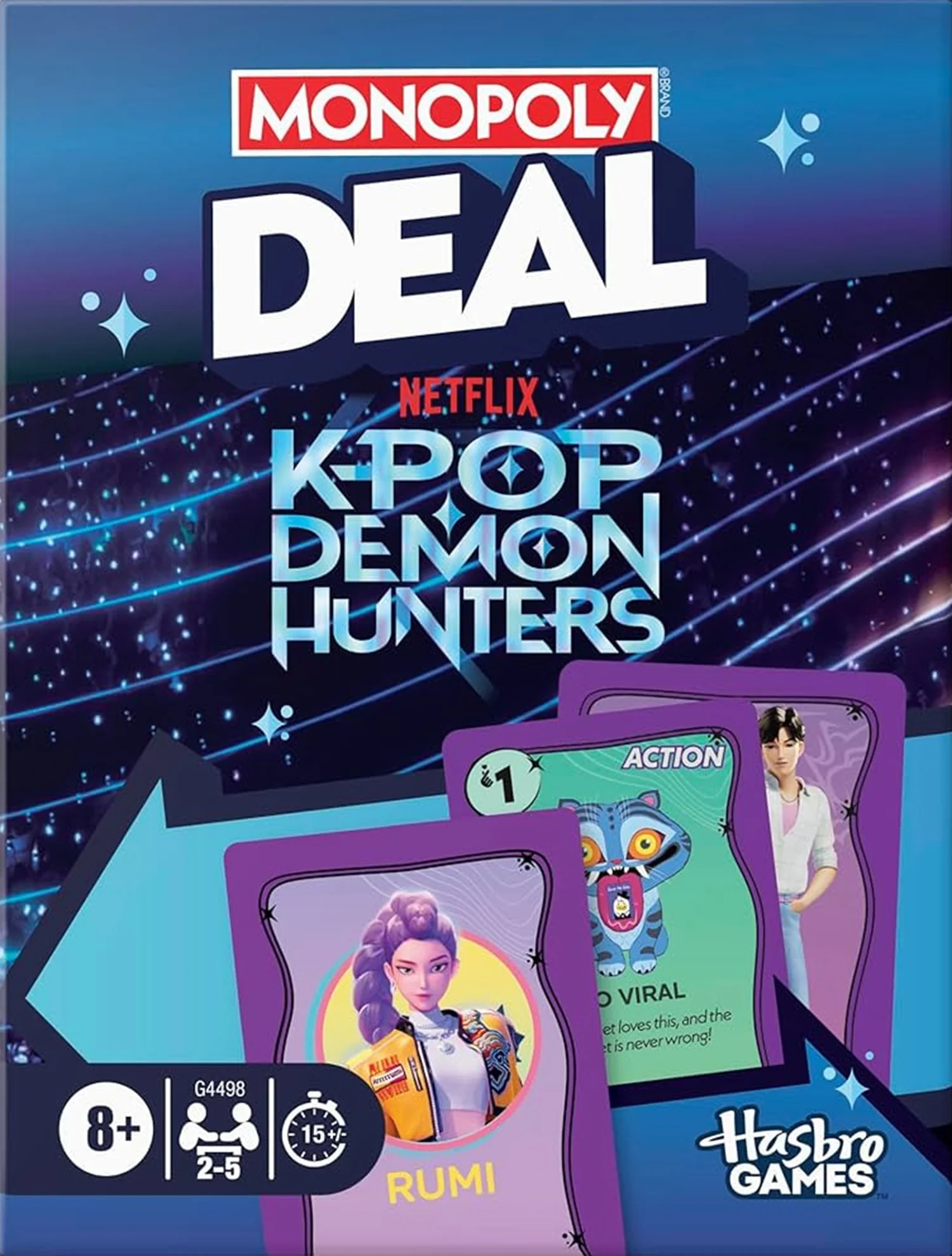 Monopoly Deal: K-Pop Demon Hunters