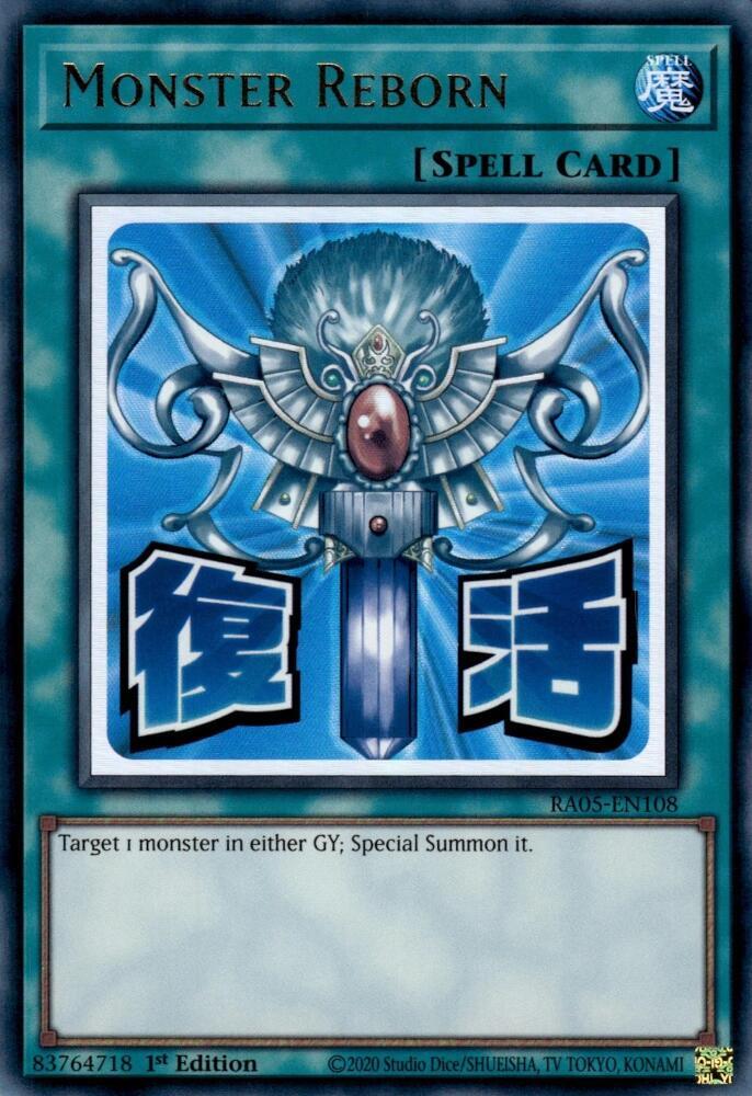 Monster Reborn - RA05-EN108 - Ultra Rare - 1st Edition