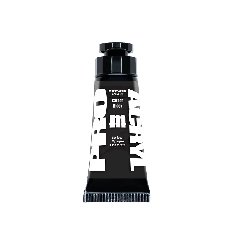 Monument Hobbies - Expert Acrylics Paint - Carbon Black [MEA-002] (30ml)
