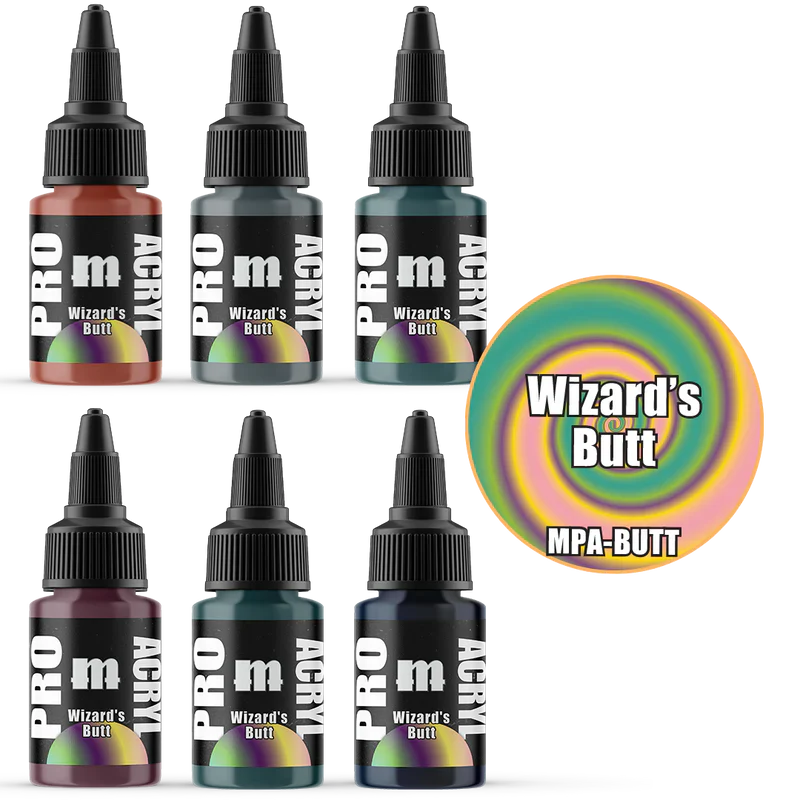 Monument Hobbies - Pro Acryl Paint - Wizard's Butt Limited Edition Paint Set [MPA-BUTT] - Image 2