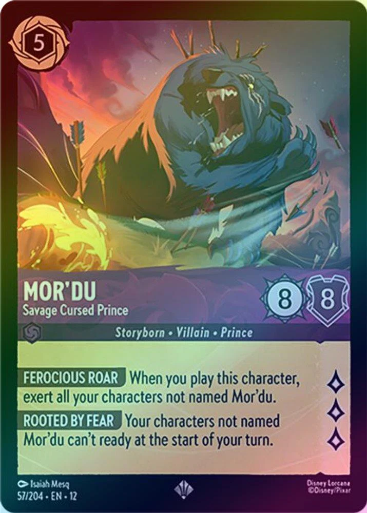 Mor'du (Savage Cursed Prince) - 57/204 - Super Rare (Foil)
