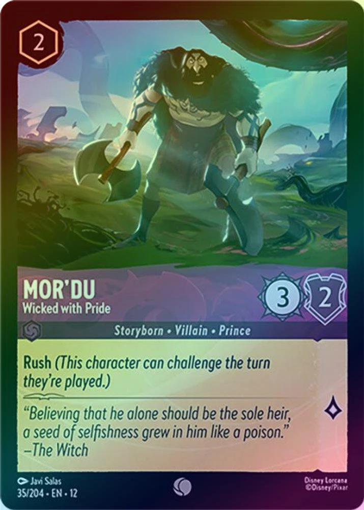 Mor'du (Wicked with Pride) - 35/204 - Common (Foil)