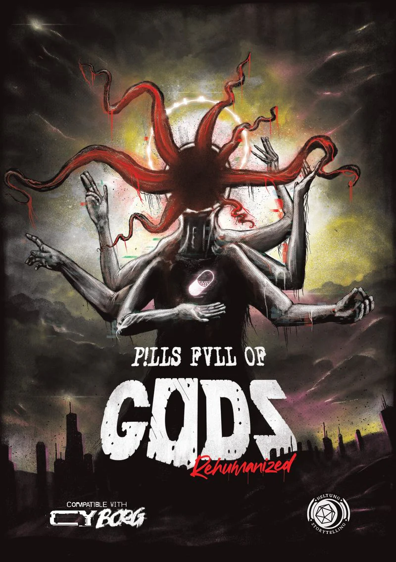 Mork Borg - Cy_Borg - Pills Fvll Of Gods: Rehumanized (SC)