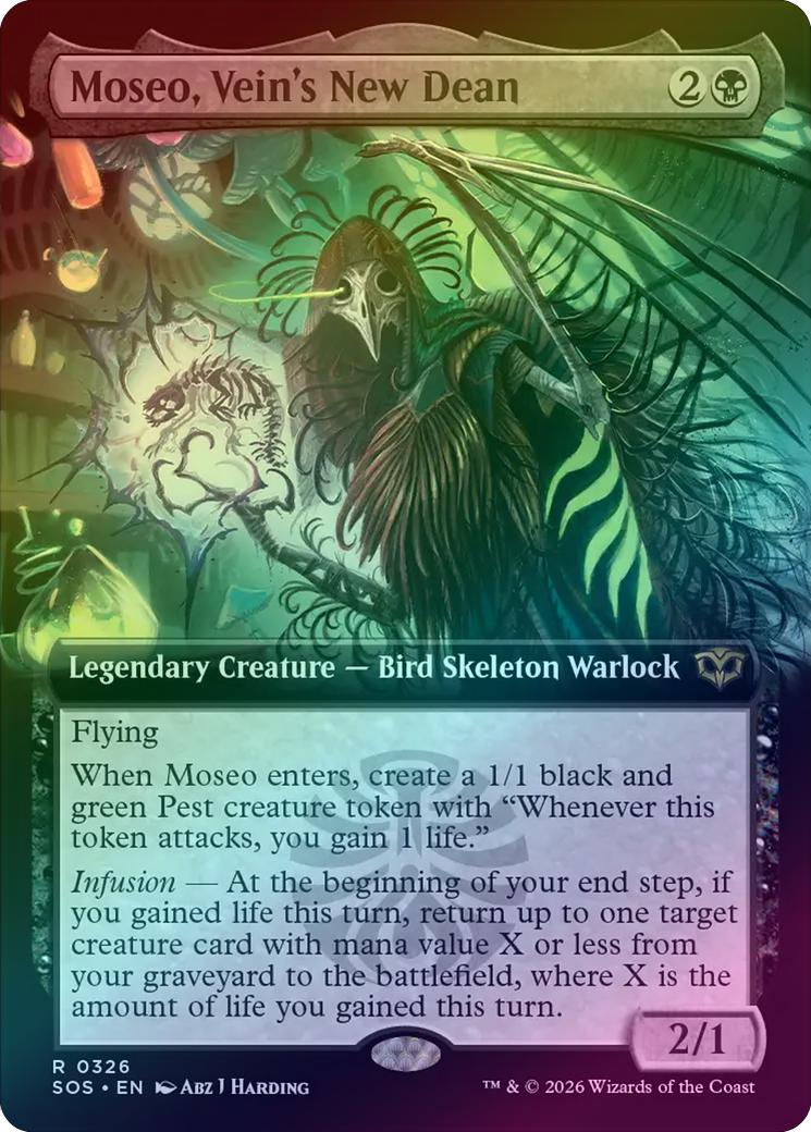 Moseo, Vein's New Dean - Extended Art (Foil) (SOS)