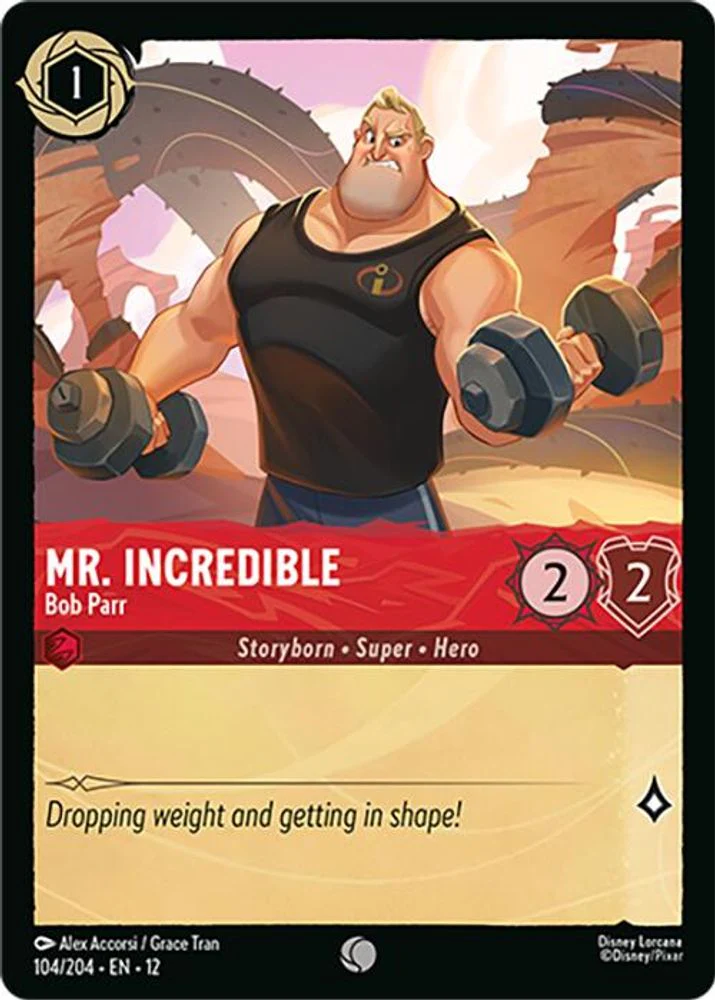 Mr. Incredible (Bob Parr) - 104/204 - Common