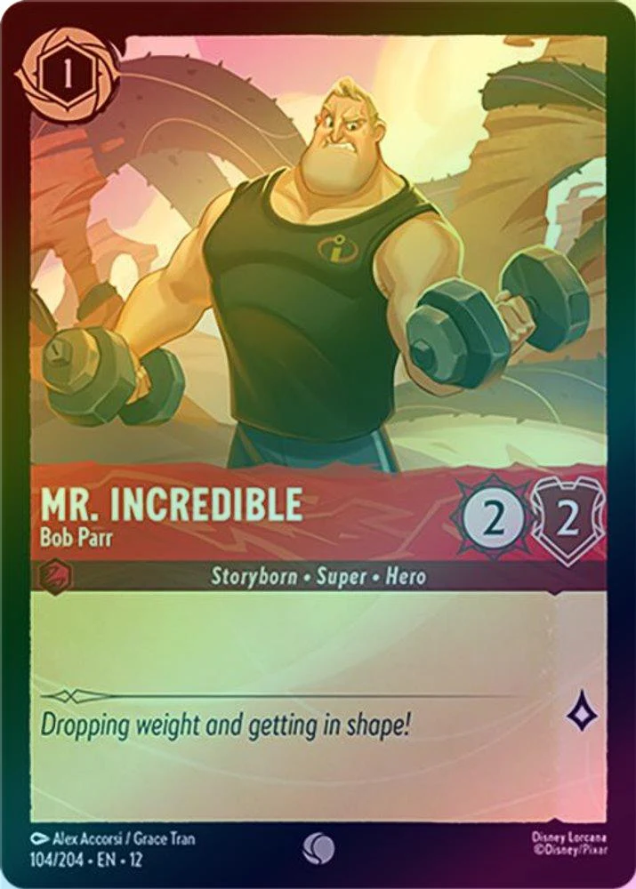 Mr. Incredible (Bob Parr) - 104/204 - Common (Foil)