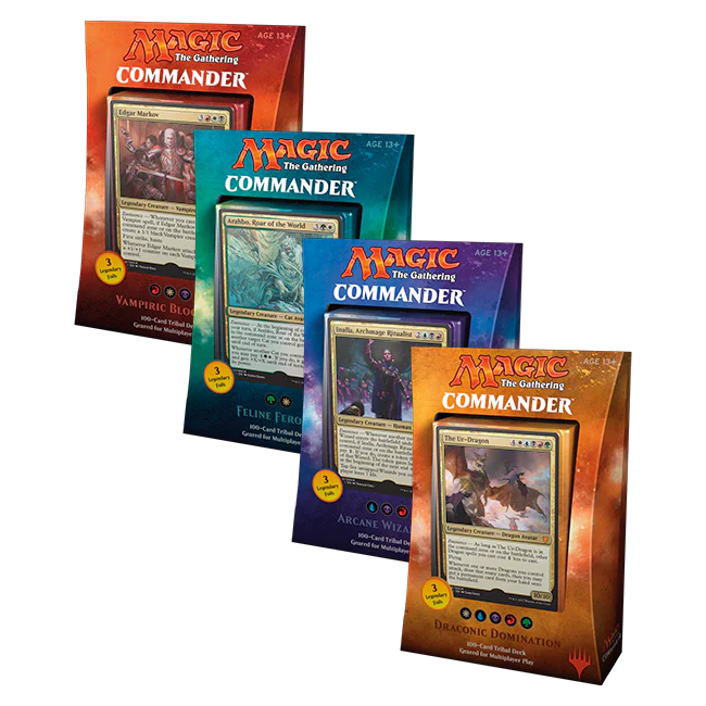 MTG - Commander 2017 Deck - Set of 4