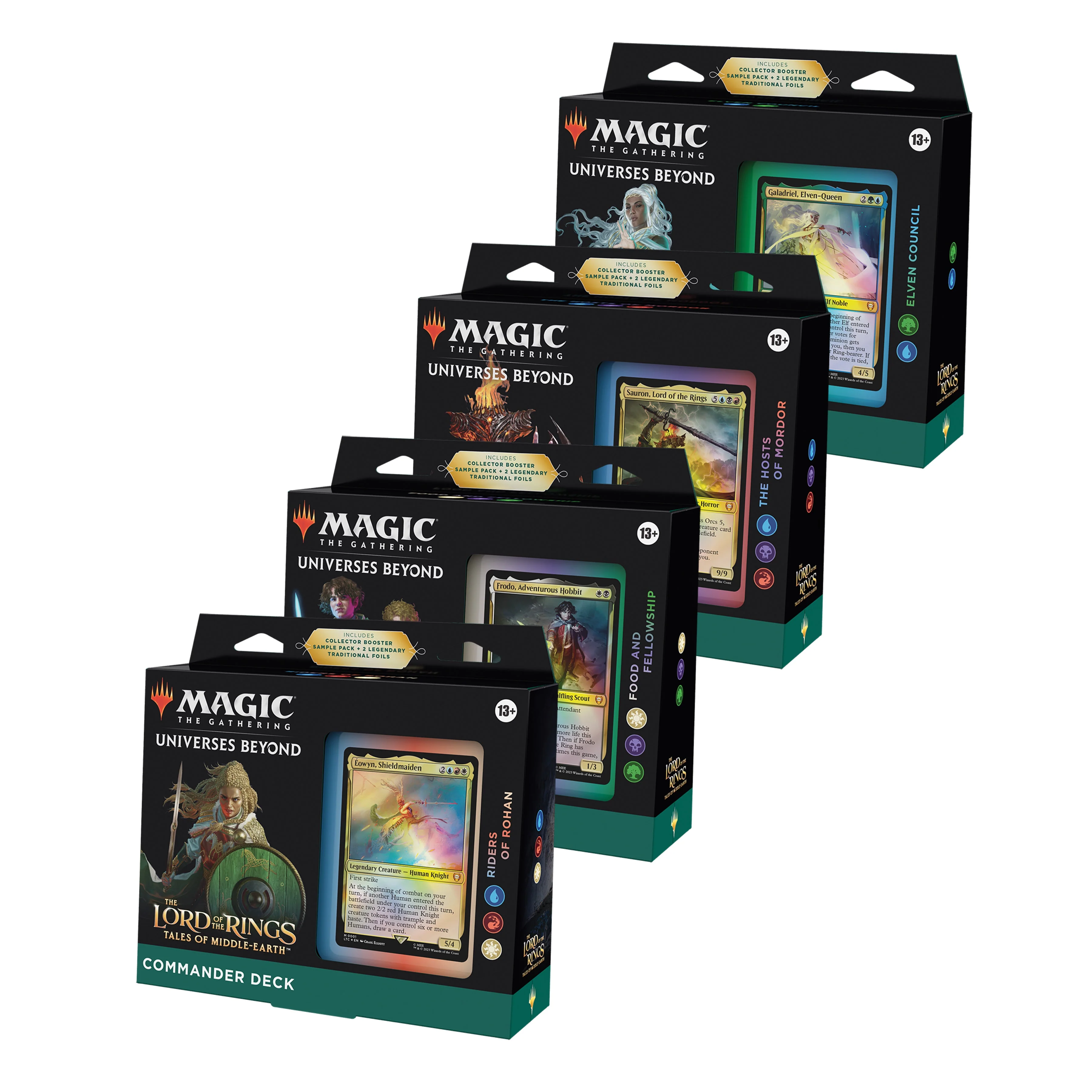 MTG - The Lord of the Rings: Tales of Middle-Earth - Commander Deck - Set of 4