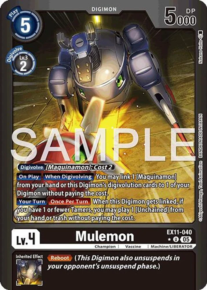 Mulemon (Limited Foil) - EX11-040 - Uncommon