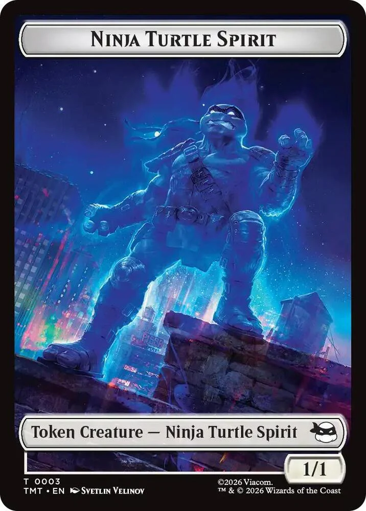 Mutant // Ninja Turtle Spirit Token (Foil) (TTMT) - Image 2