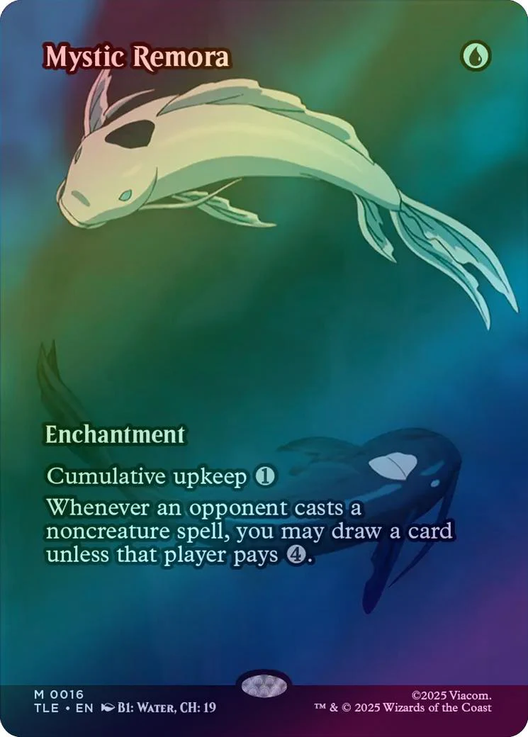 Mystic Remora - Borderless Source Material (Foil) (TLE)