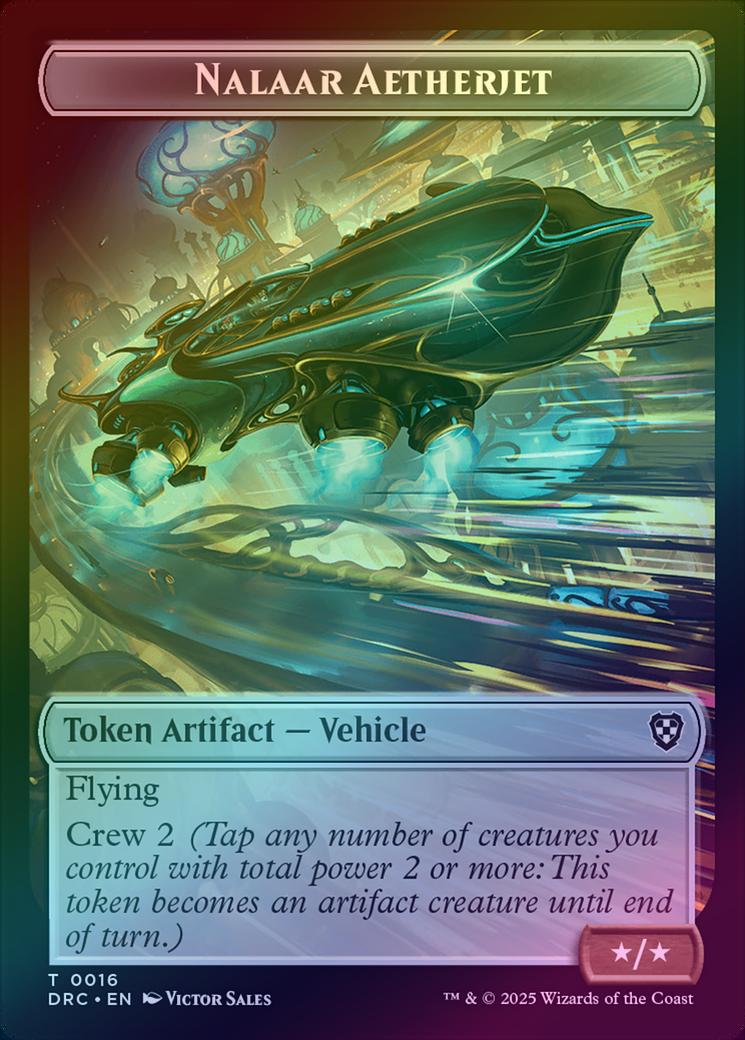 Nalaar Aetherjet // Construct Token (Foil) (TDRC)