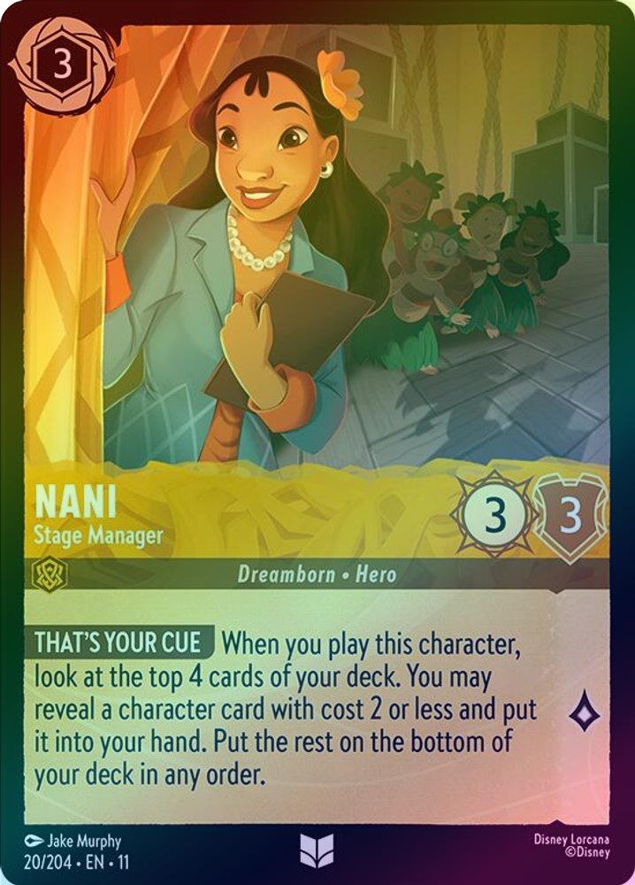 Nani (Stage Manager) - 20/204 - Uncommon (Foil)