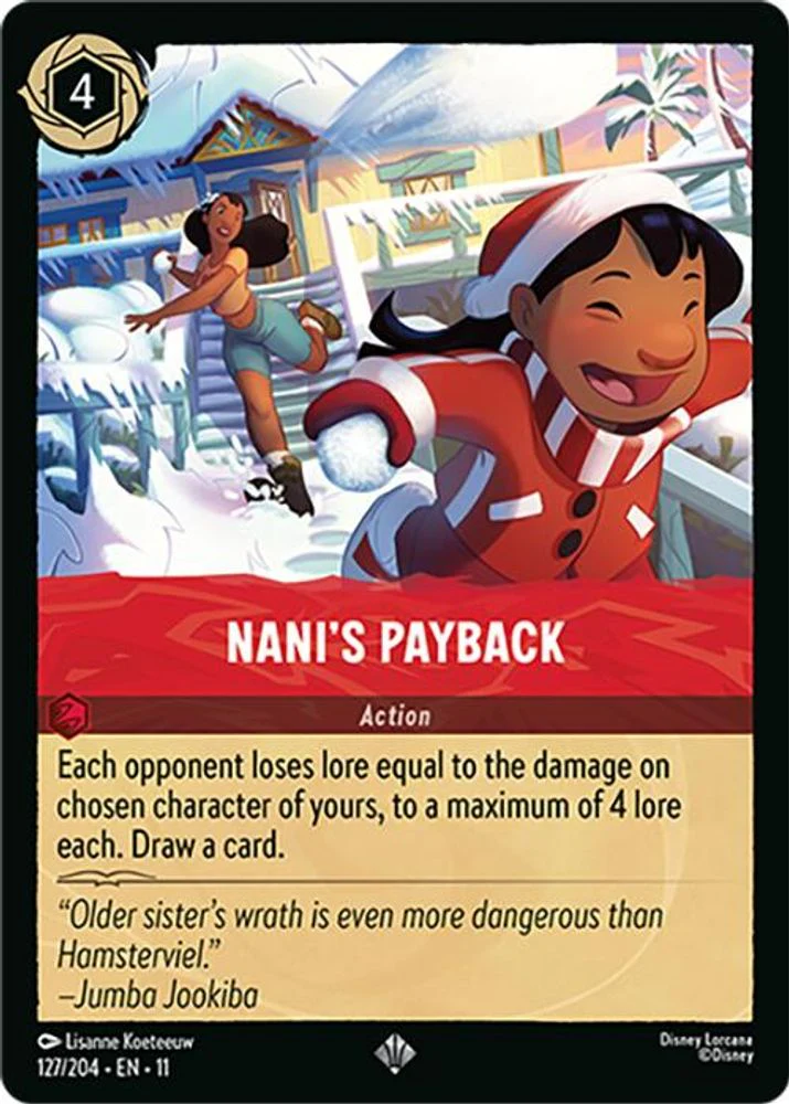 Nani's Payback - 127/204 - Super Rare