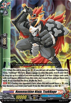Nanomachine Ninja, Tsukikage - DZ-TB01/013EN - Triple Rare