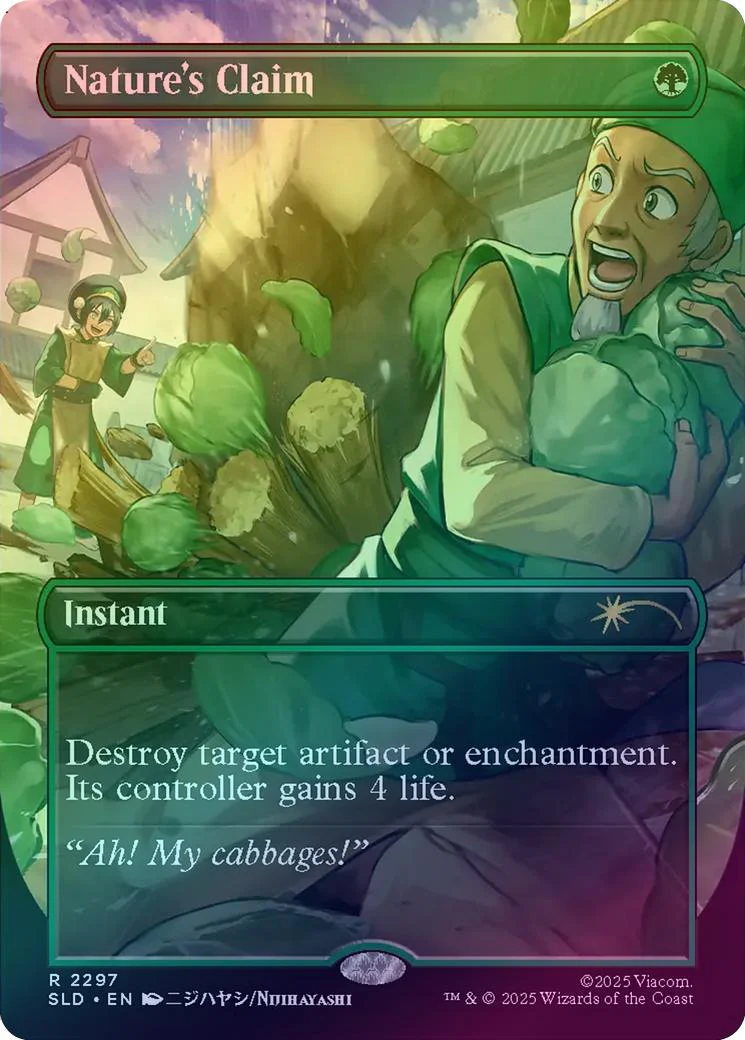 Nature's Claim - ATLA: MY CABBAGES! (Rainbow Foil) (SLD)
