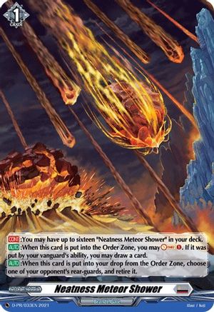 Neatness Meteor Shower - D-PR/033EN - Promo