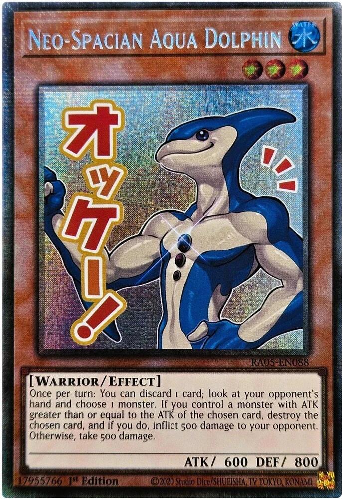 Neo-Spacian Aqua Dolphin - RA05-EN088 - Starlight Rare - 1st Edition