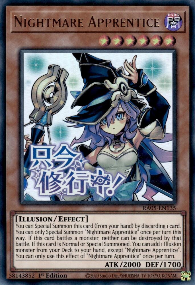 Nightmare Apprentice - RA05-EN135 - Ultra Rare - 1st Edition