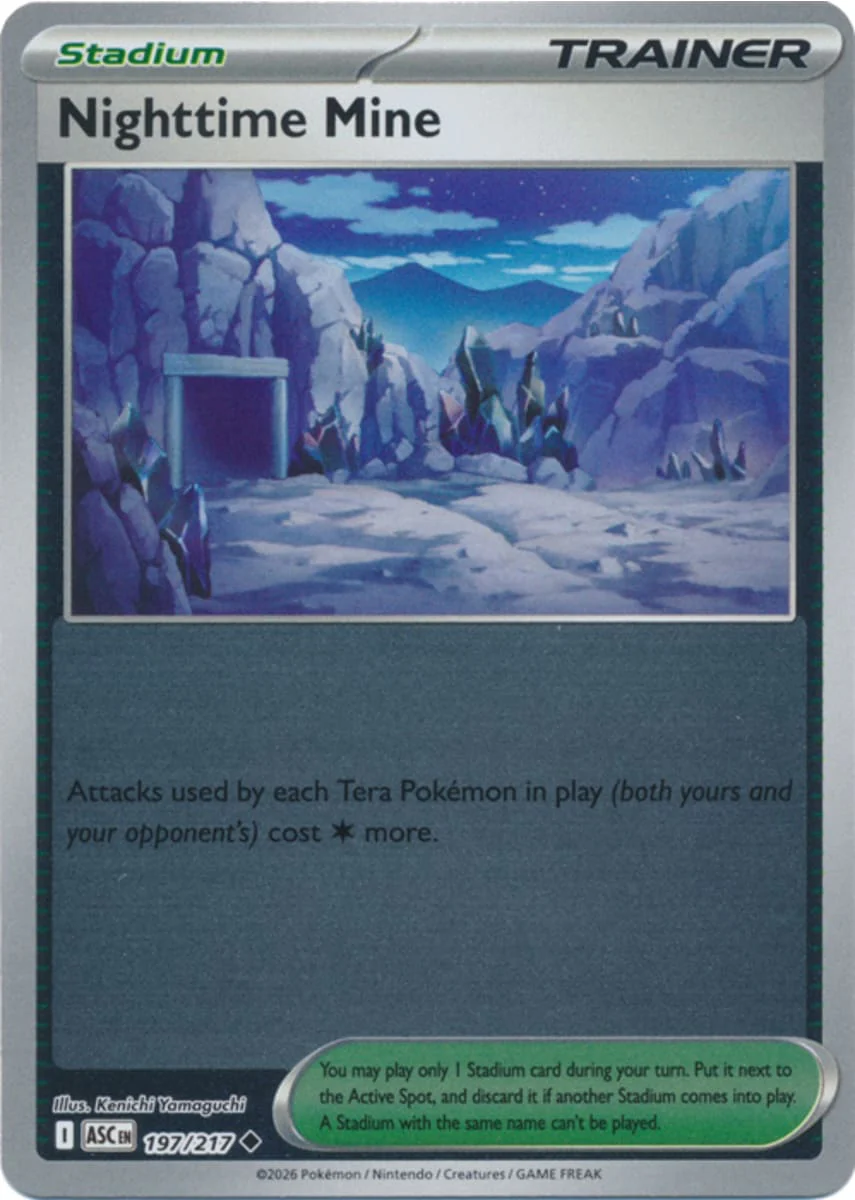 Nighttime Mine - 197/217 - Uncommon - Reverse Holo