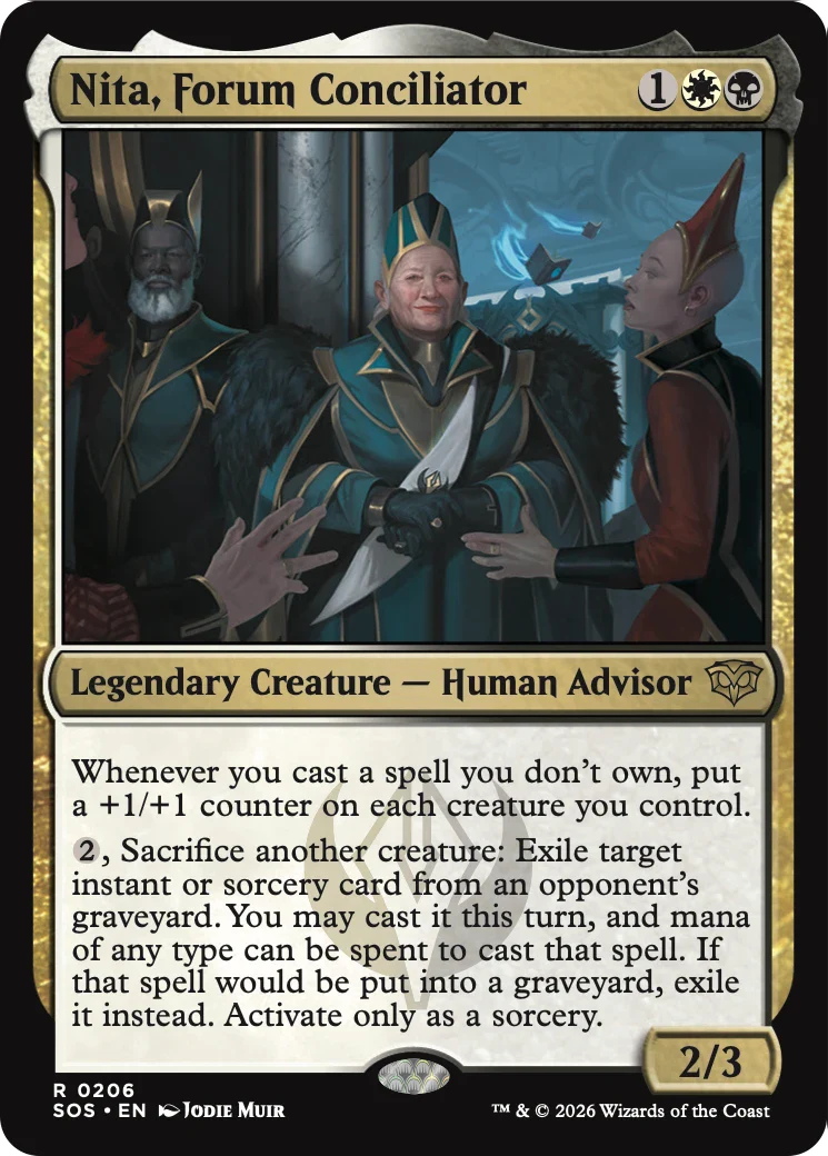 Nita, Forum Conciliator (SOS)