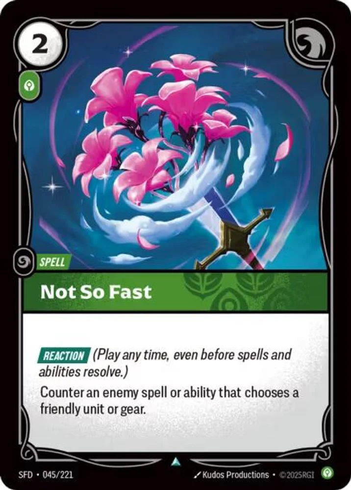 Not So Fast - 045/221 - Uncommon