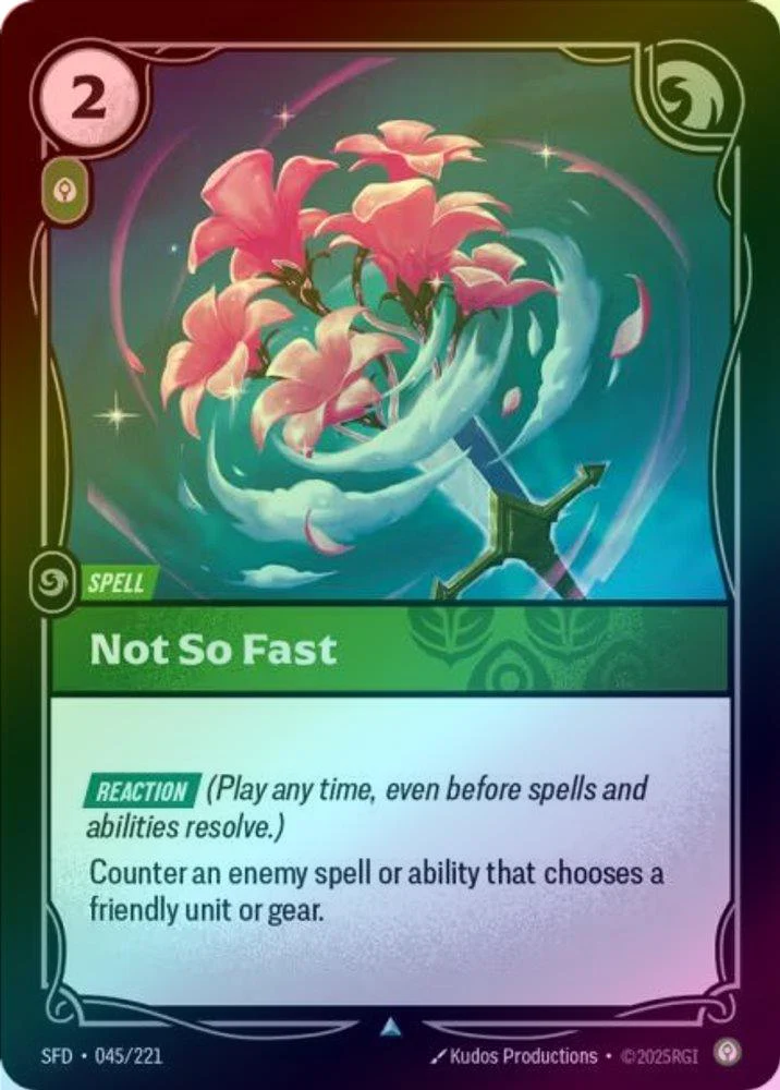 Not So Fast - 045/221 - Uncommon (Foil)