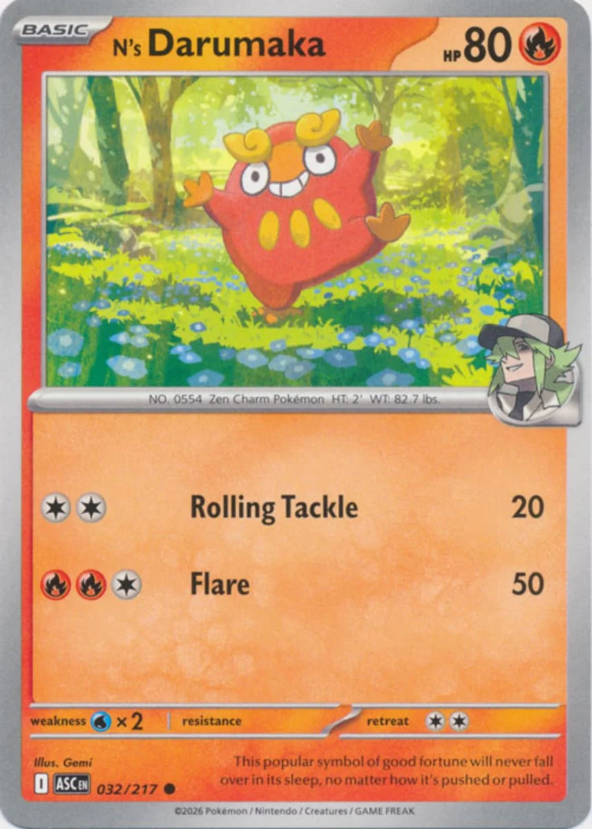 N's Darumaka - 032/217 - Common