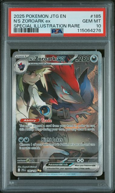 N's Zoroark ex - Journey Together - Special Illustration Rare - PSA 10 GEM MT