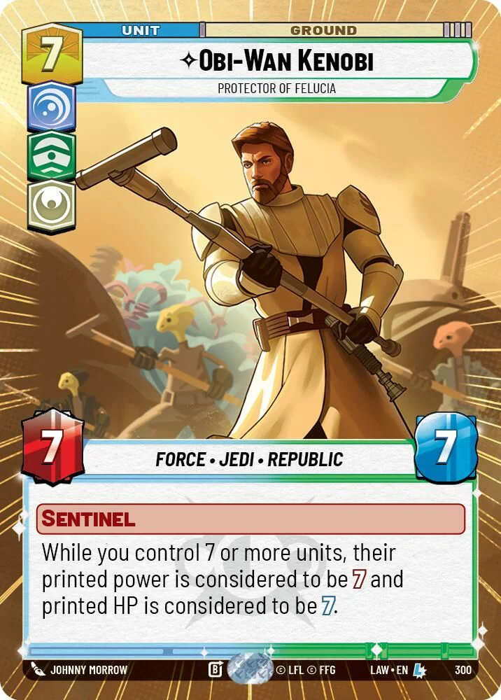 Obi-Wan Kenobi - Protector of Felucia (Hyperspace) - 300 - Legendary