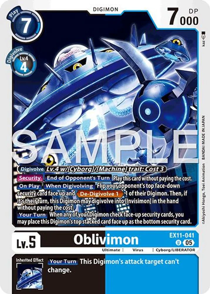 Oblivimon - EX11-041 - Uncommon