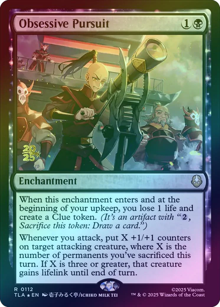 Obsessive Pursuit - Prerelease Promo (Foil) (PTLA)