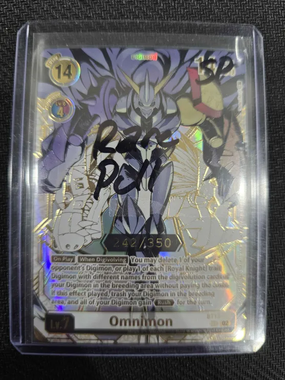 Omnimon (Rare Pull) #242/350 - BT13-112 - Secret Rare