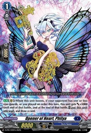 Opener of Heart, Philya - D-PR/722EN - Promo
