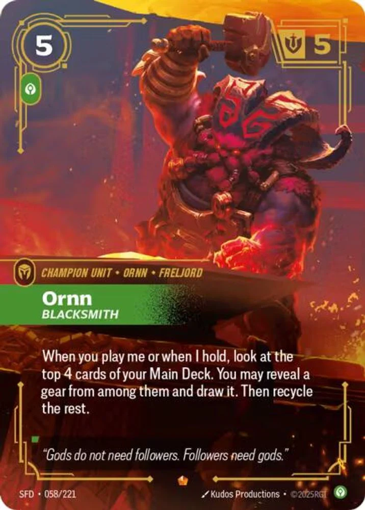 Ornn - Blacksmith - 058/221 - Epic