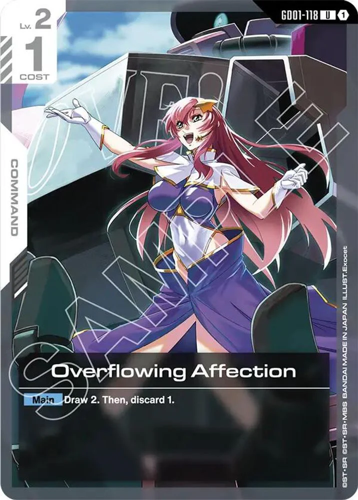 Overflowing Affection - GD01-118 (ST09 Reprint) - Uncommon