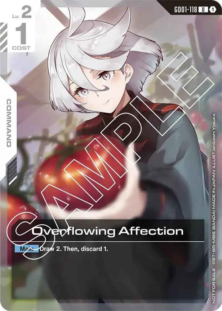 Overflowing Affection (Newtype Challenge 2025 Mission 1) - GD01-118 - Uncommon