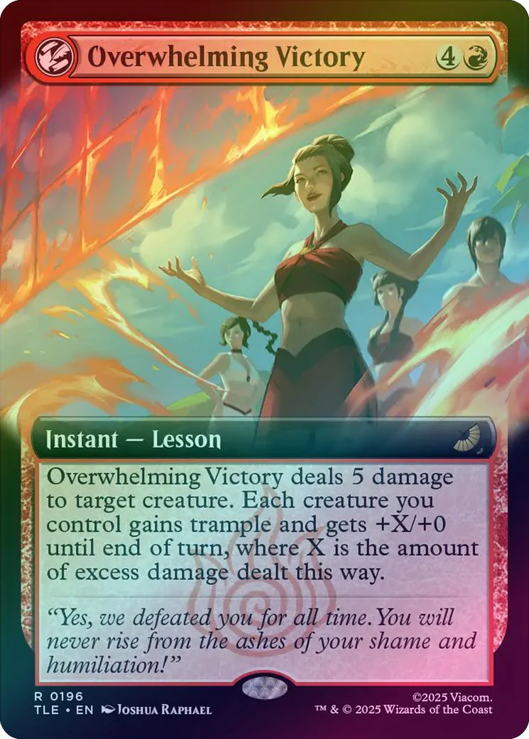 Overwhelming Victory - Extended Art (Foil) (TLE)