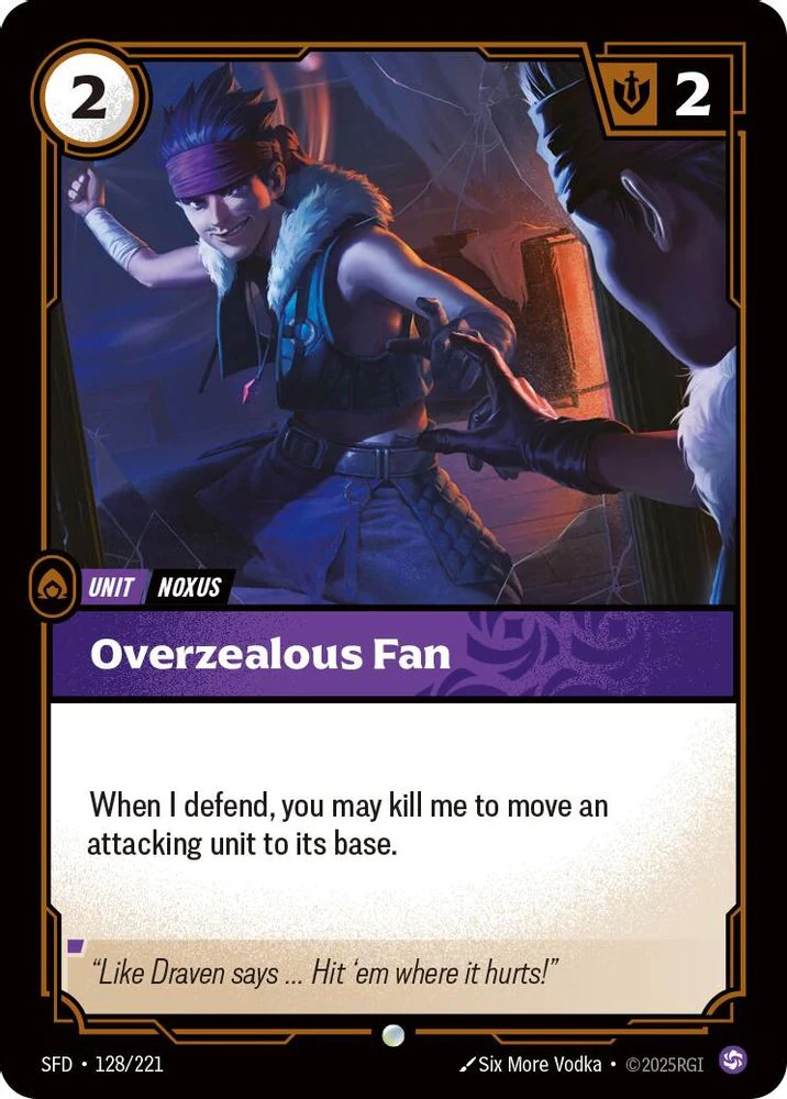 Overzealous Fan - 128/221 - Common
