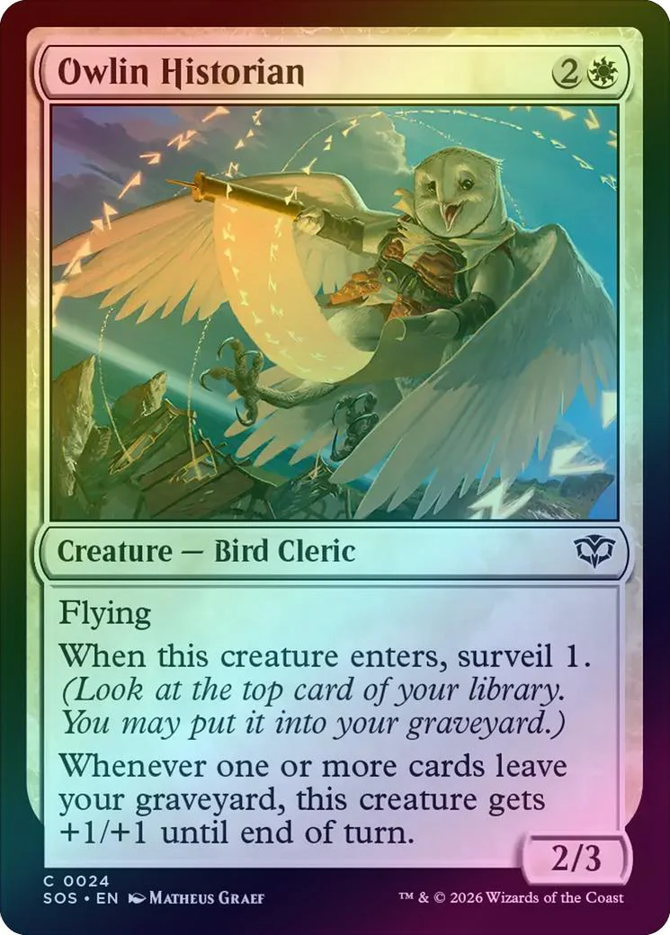 Owlin Historian (Foil) (SOS)