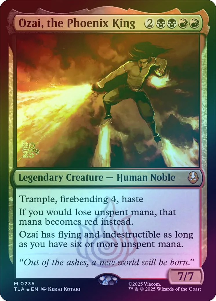 Ozai, the Phoenix King - Prerelease Promo (Foil) (PTLA)