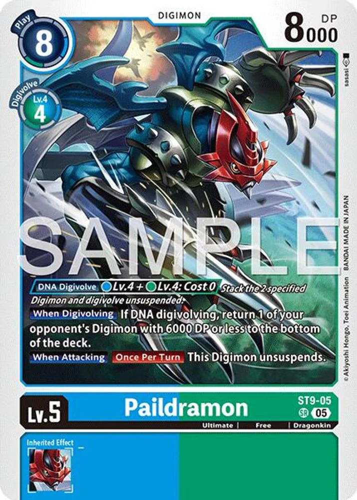 Paildramon - ST9-05 (Block 5 Reprint) - ST9-05 - Super Rare