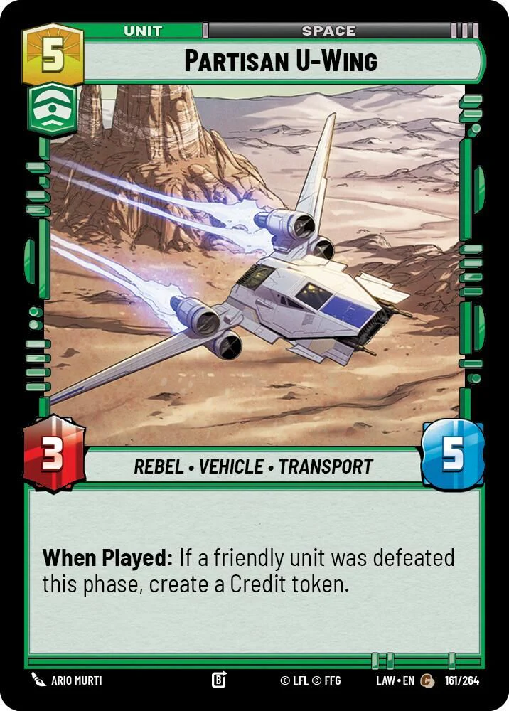 Partisan U-Wing - 161/264 - Common