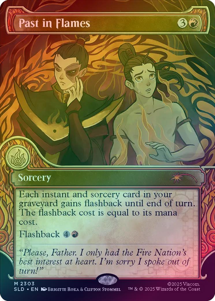 Past in Flames - ATLA: One With The Elements (Rainbow Foil) (SLD)