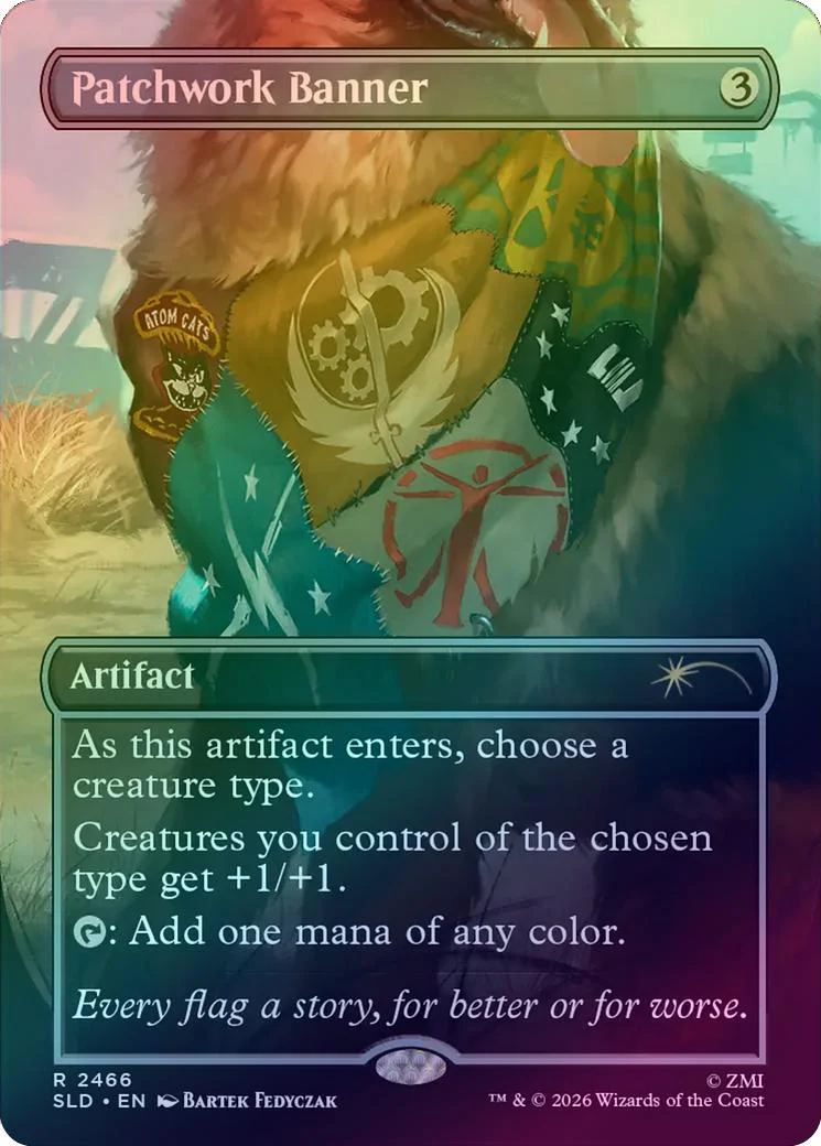 Patchwork Banner - Fallout: Greet The Dog (Foil) (SLD)