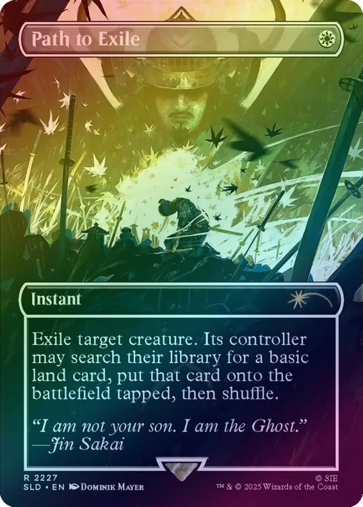 Path to Exile - Ghost of Tsushima (Rainbow Foil) (SLD)