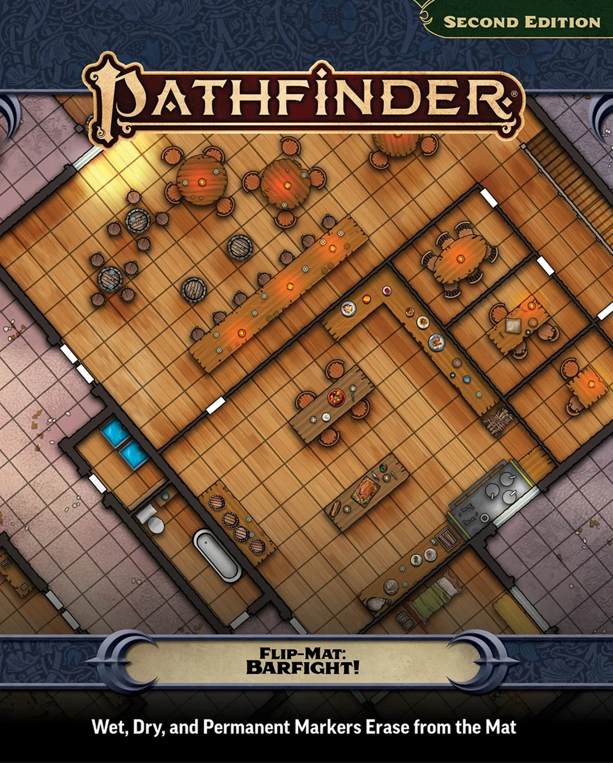 Pathfinder 2E - Flip Mat - Barfight! (Pre-Order)