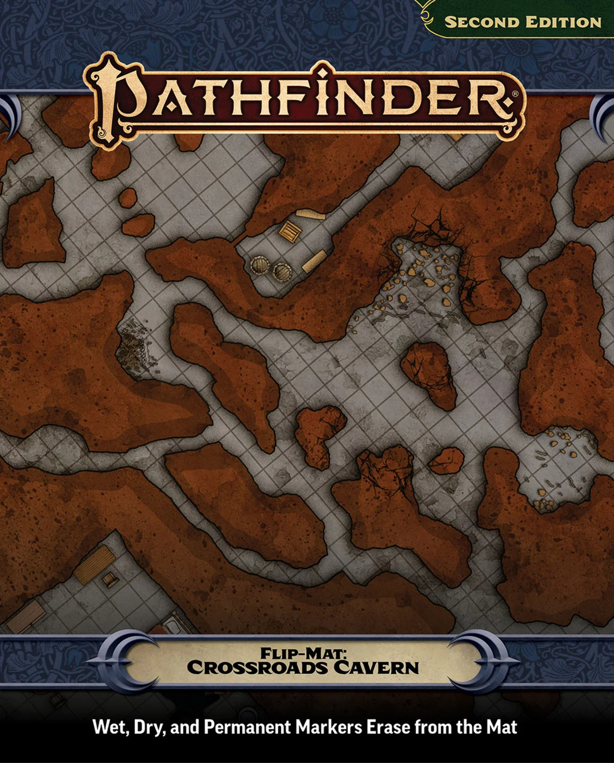 Pathfinder 2E - Flip Mat - Crossroads Cavern (Pre-Order)