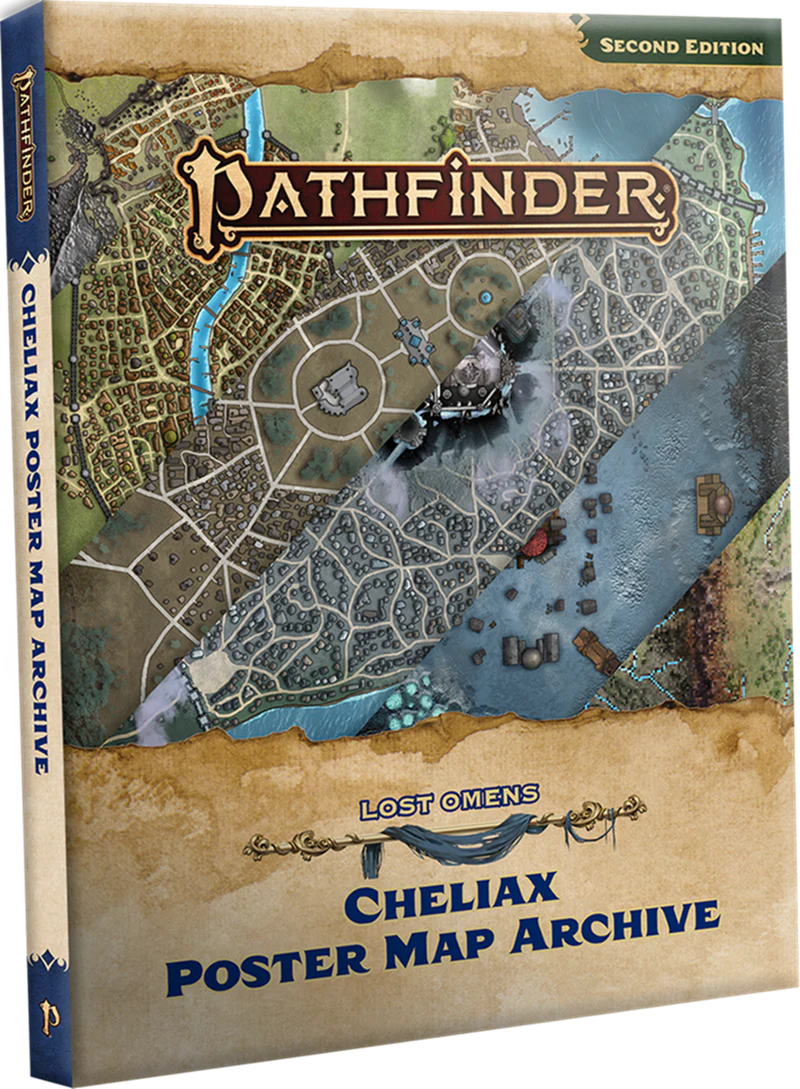 Pathfinder 2E Remastered - Lost Omens: Cheliax - Poster Map Archive (Pre-Order)