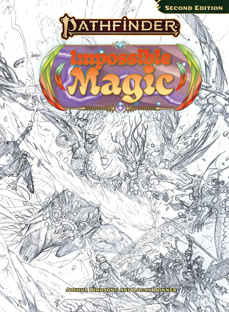 Pathfinder 2E Remastered - Impossible Magic - Sketch Cover (HC) (Pre-Order)